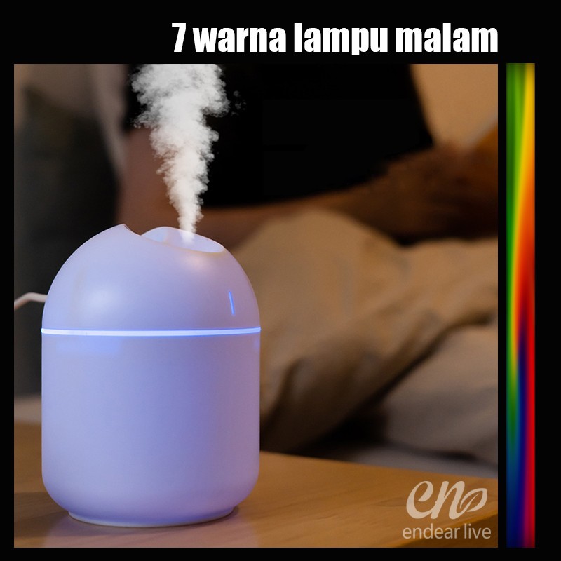 [endear]100% ORI Humidifier 250ML Essential Oil Diffuser Aroma Terapi Pengharum Ruangan-3
