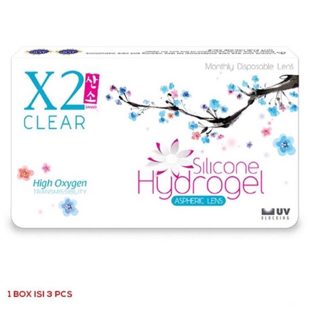 

X2 Sanso Clear / Bening Bulanan