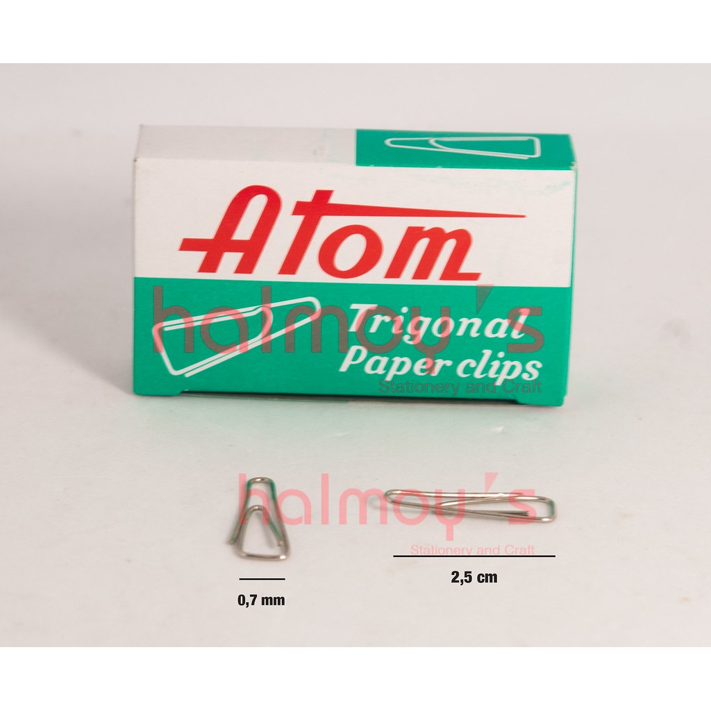 

TRIGONAL PAPER CLIP / PENJEPIT KERTAS ATOM NO. 3