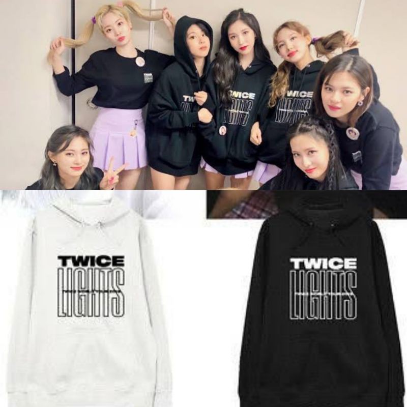 Jaket Hoodie Jumper Twice Light World Tour 2019