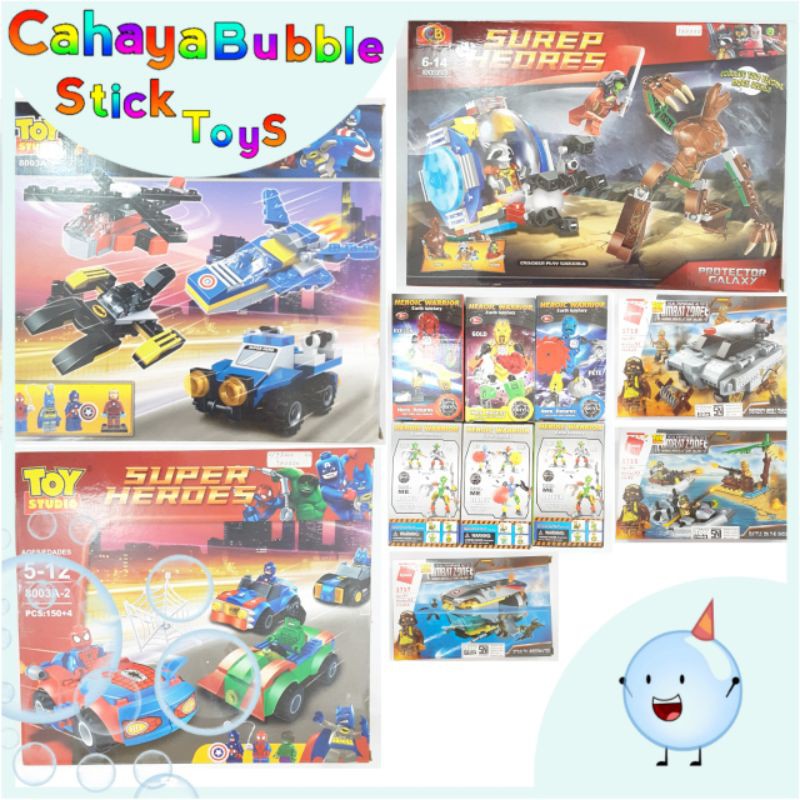 Mainan robot  anak variasi (SP pesawat, SP mobil, SP galaxy, Tank, Pulau, Dll)
