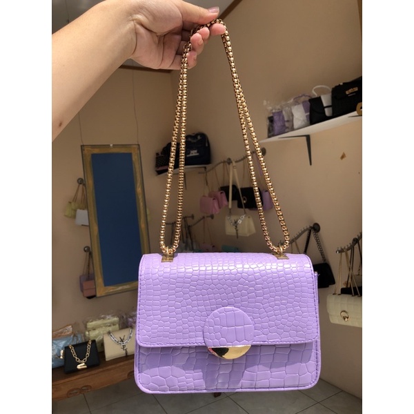 tas wanita terbaru/ tas wanita tali rantai/ tas wanita kondangan / tas wanita croco