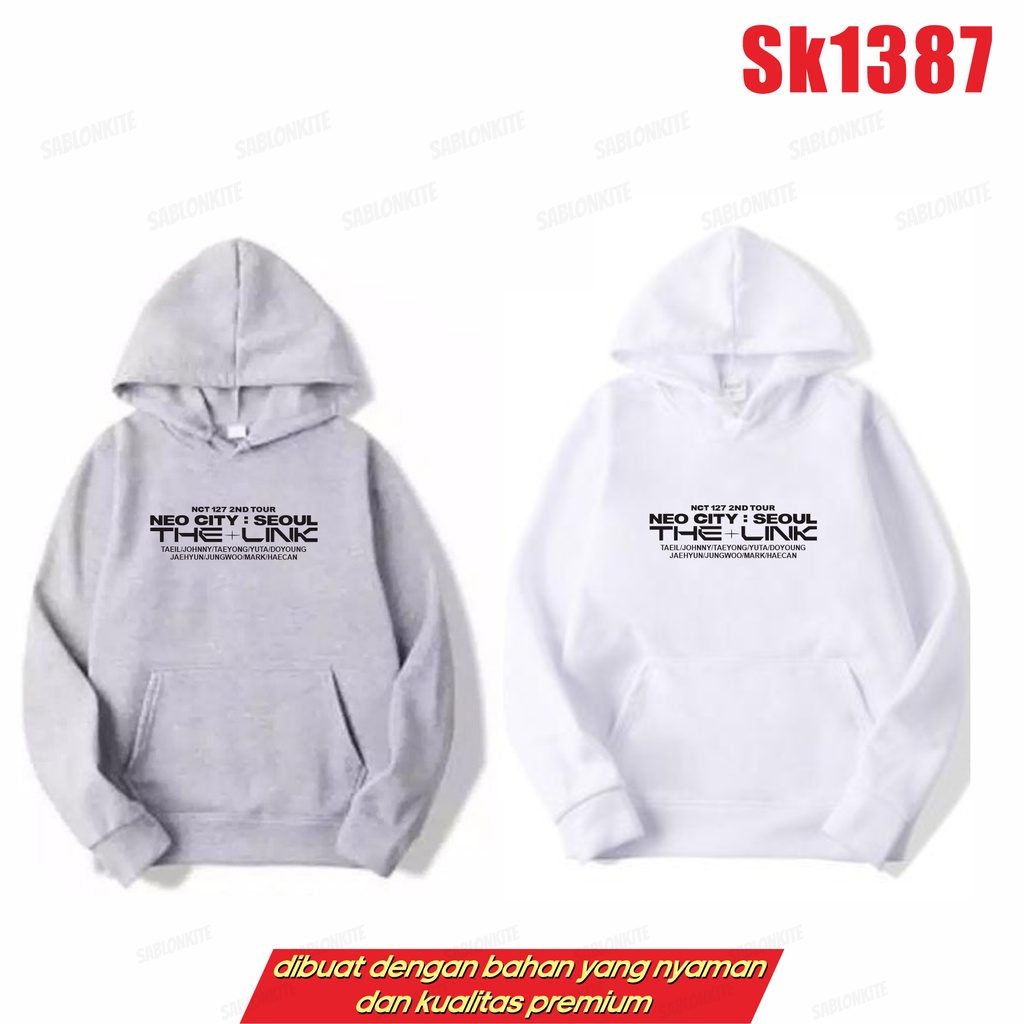 MURAH!!! SWEATER HOODIE NCT 127 TOUR THE LINK NEO CITY SEOUL SK1387 UNISEX