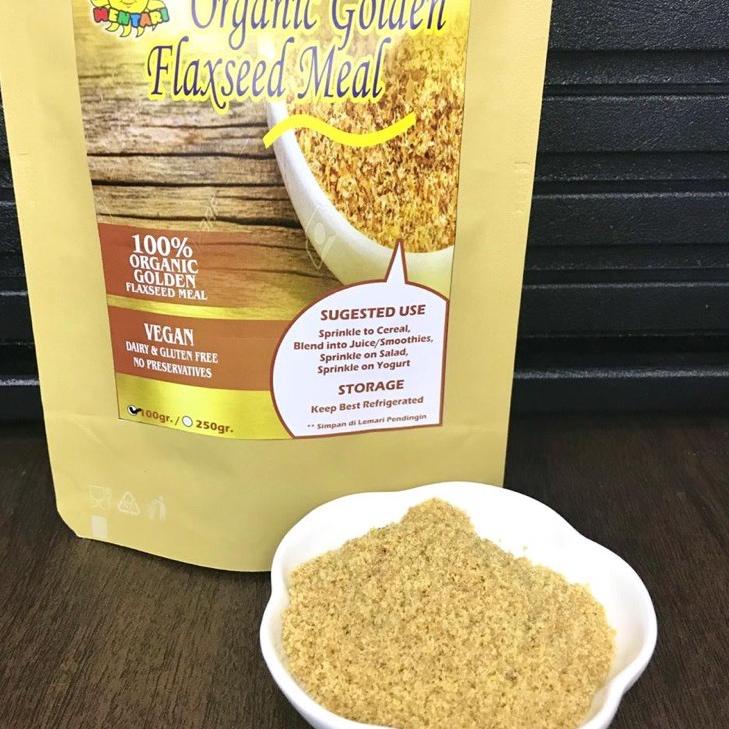 

Lebih hemat--Organic Golden Flaxseed Meal 100gram Flaxmeal