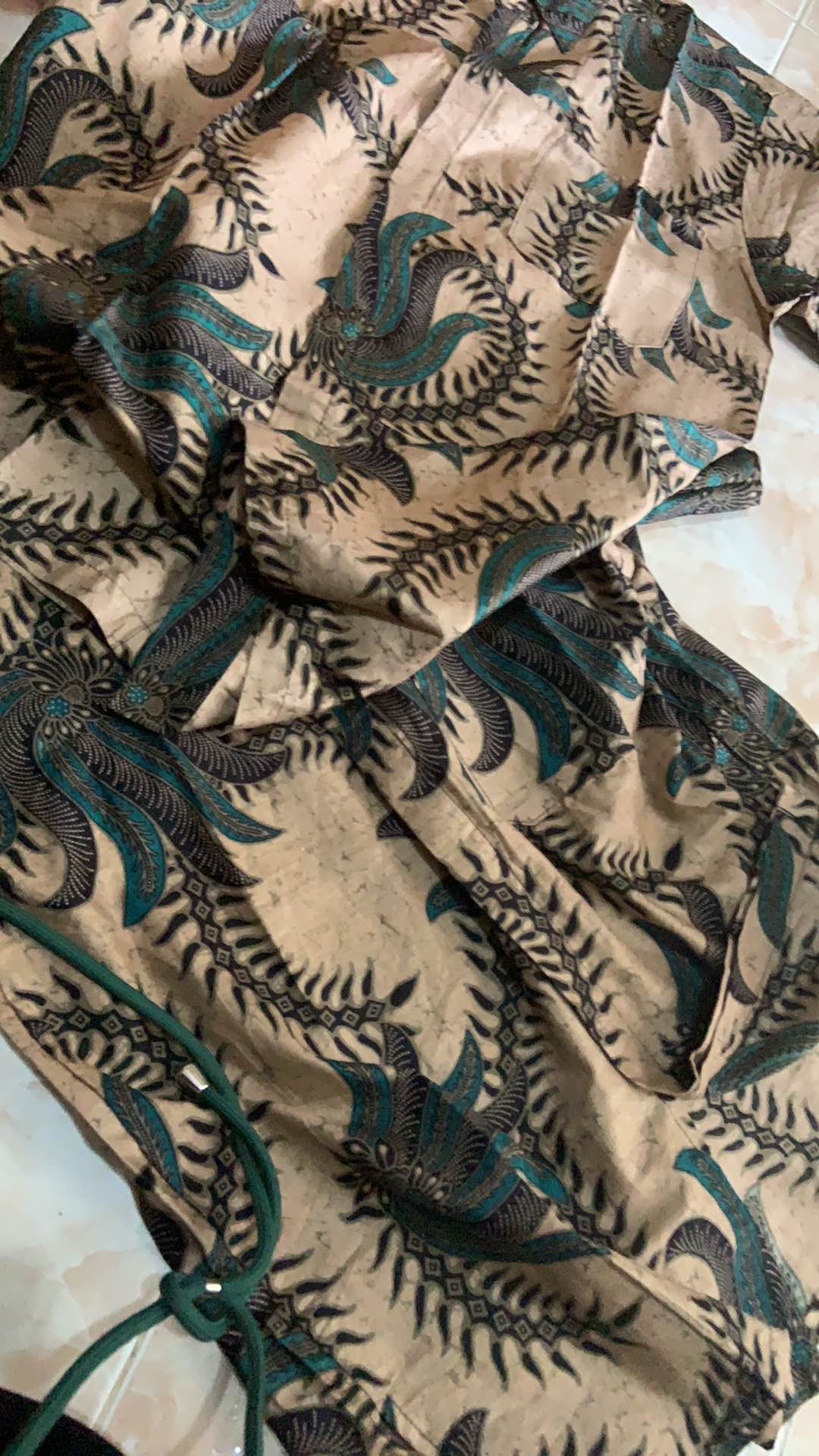 Baju Batik Pria Slimfit Big Size M L Xl Atasan Kemeja Batik Lengan Panjang  Original