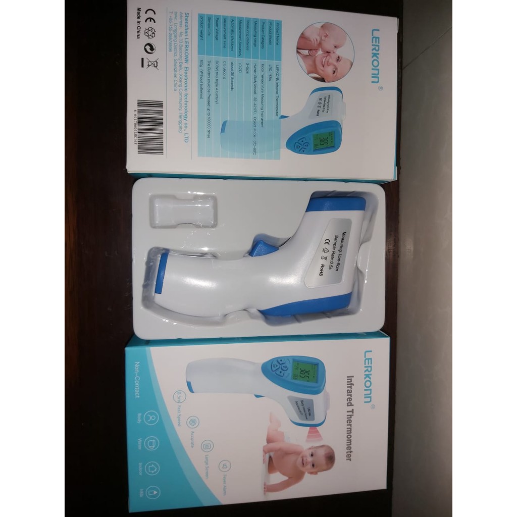 Lerkonn Infrared Thermometer - Forhead Body Digital