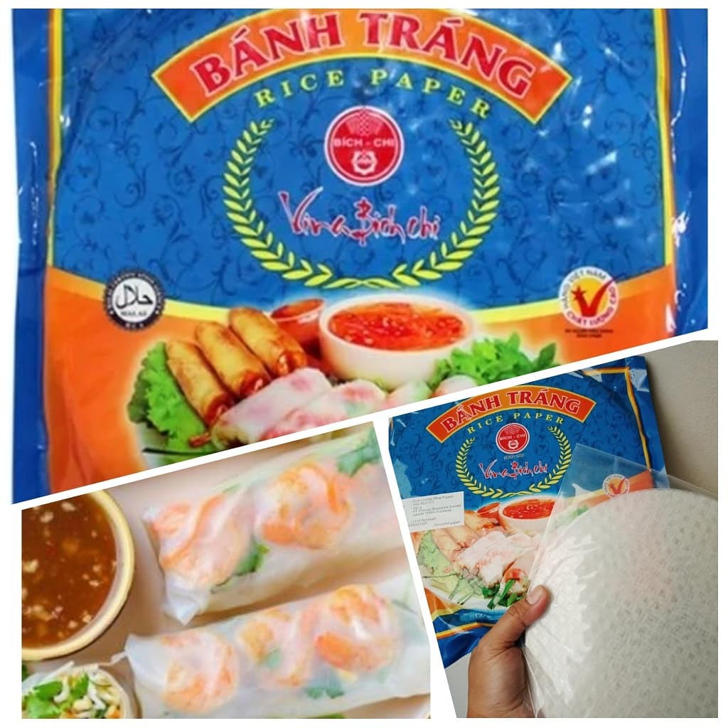 

Rice Paper/Vietnam Spring Roll/Kulit Lumpia Vietnam ( 10pcs)