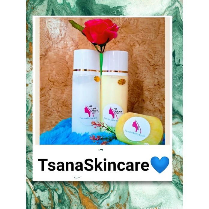 PEMUTIH BADAN AMPUH HB DOSIS TINGGI SIANG MALAM + SABUN BADAN TSANA SKINCARE