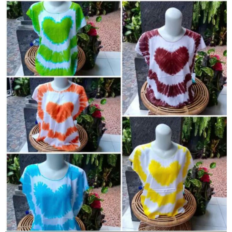 Atasan  pelangi  standar rayon  bali