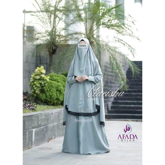 Gamis Syari Set Khimar Clarisha Series By: Afada Hijab
