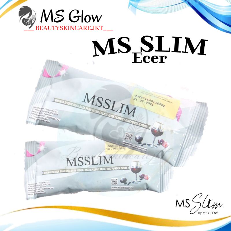 Ms Slim Fiber Drink Ecer Sachet