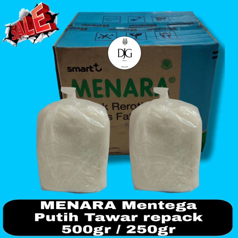 

Menara Mentega Putih/Margarine Putih Repack 500 gr/250 gr