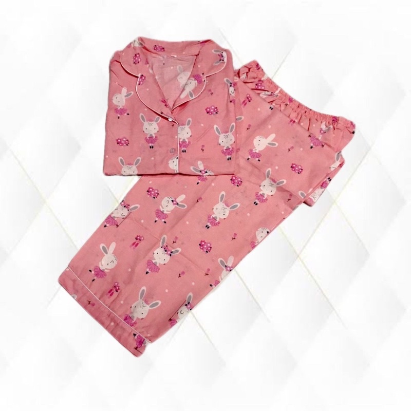 BUNNY - setelan piyama bajutidur bisa couple mom kids and family