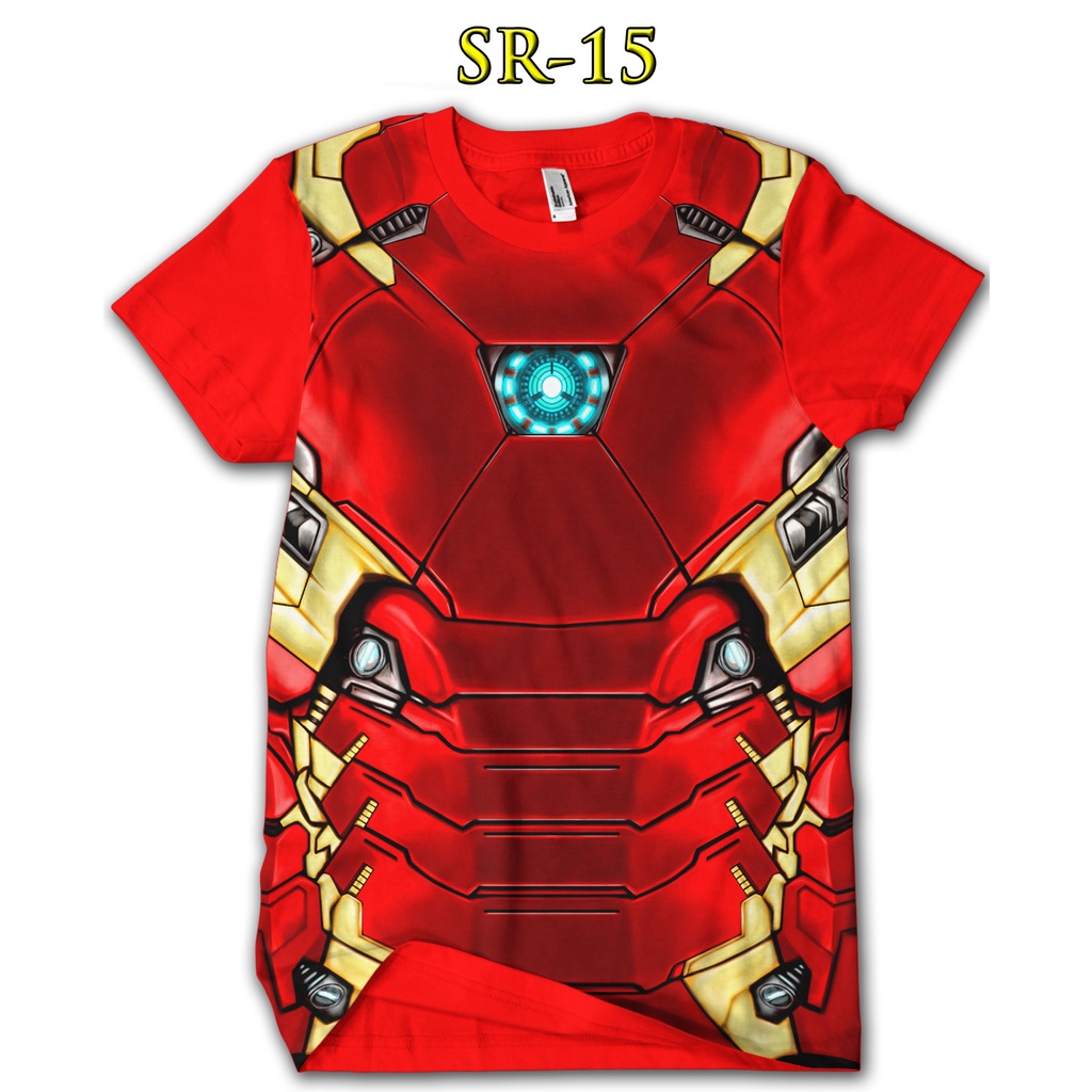 Baju Iron Man Mark 45 Kaos Anak IRON MAN 3D #SR-15