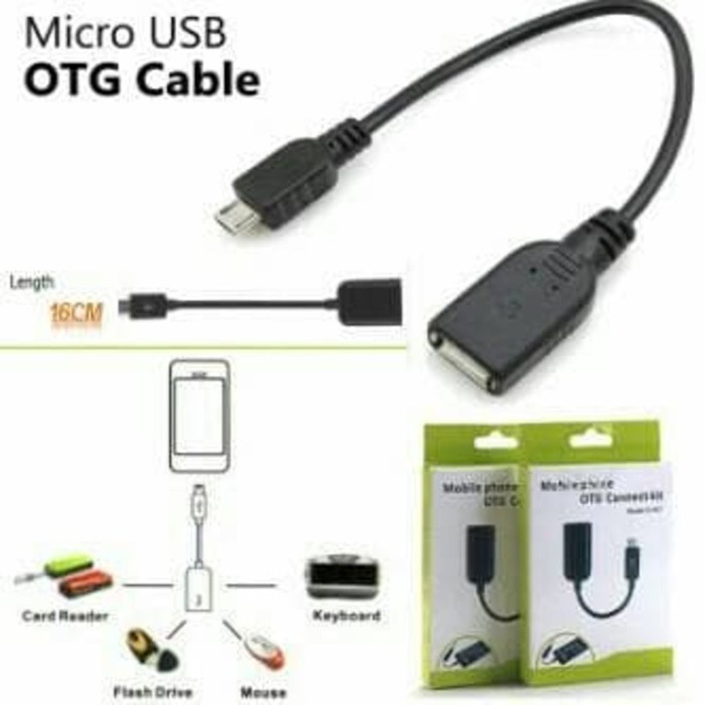 [11 GRAM] OTG Kabel Usb Micro Universal - Kabel Otg For Android / Samsung - Oppo - Vivo - Xiaomi