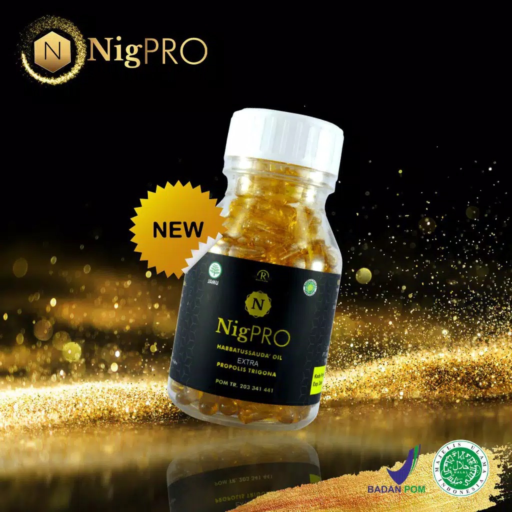 NigPRO Habbatussauda Oil Extra Propolis Trigona Atasi Masalah Kesehatan