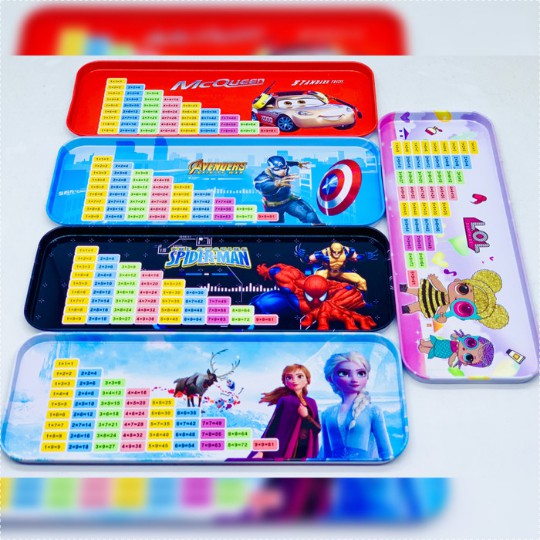 Tempat Pensil Kaleng karakter bagus lucu Kotak Pensil