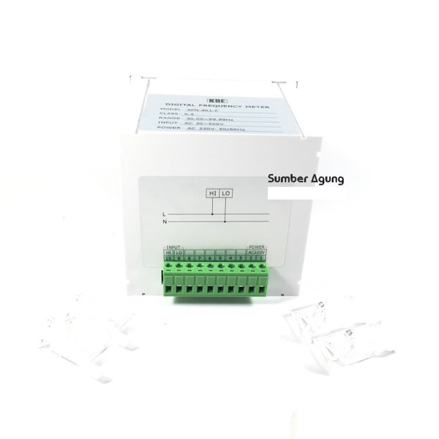 Digital Frequency Meter HZ Merk KDE Model SFN-9K1-F 30.00-99.99Hz