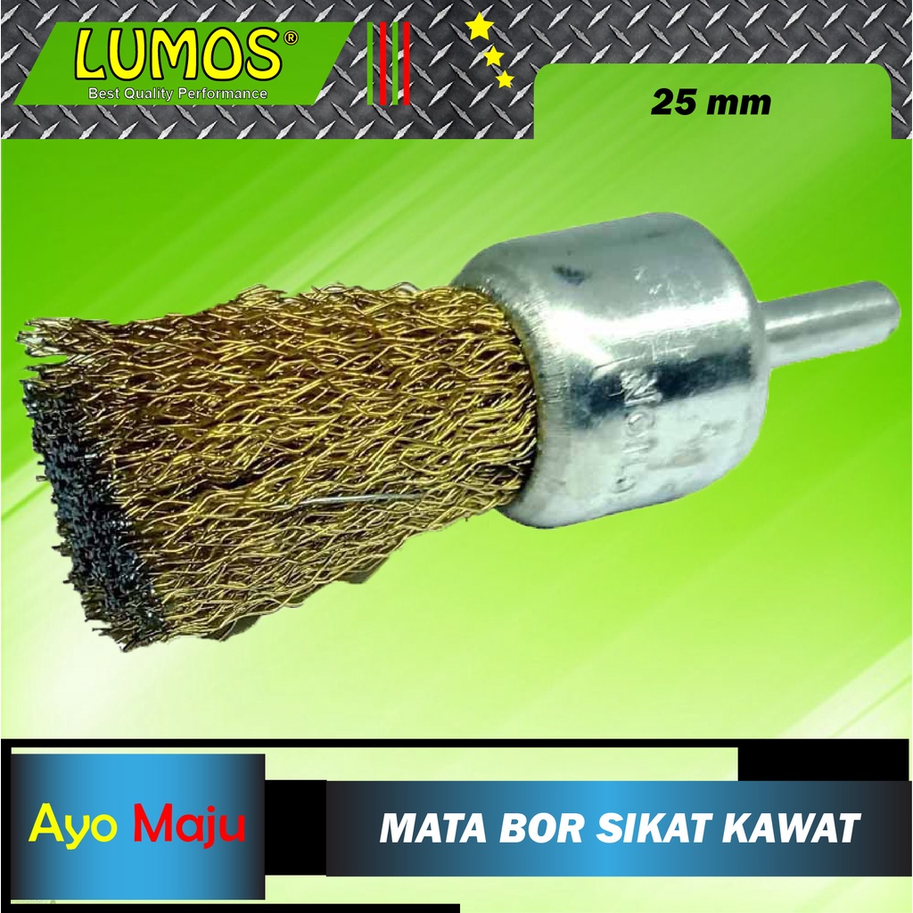 Mata Bor Sikat Kawat 25 MM wire End Brush