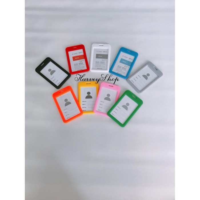 Gantungan Kartu Nama ID Card / Name tag / Card Holder / Tempat ID Card / Casing 2 SISI