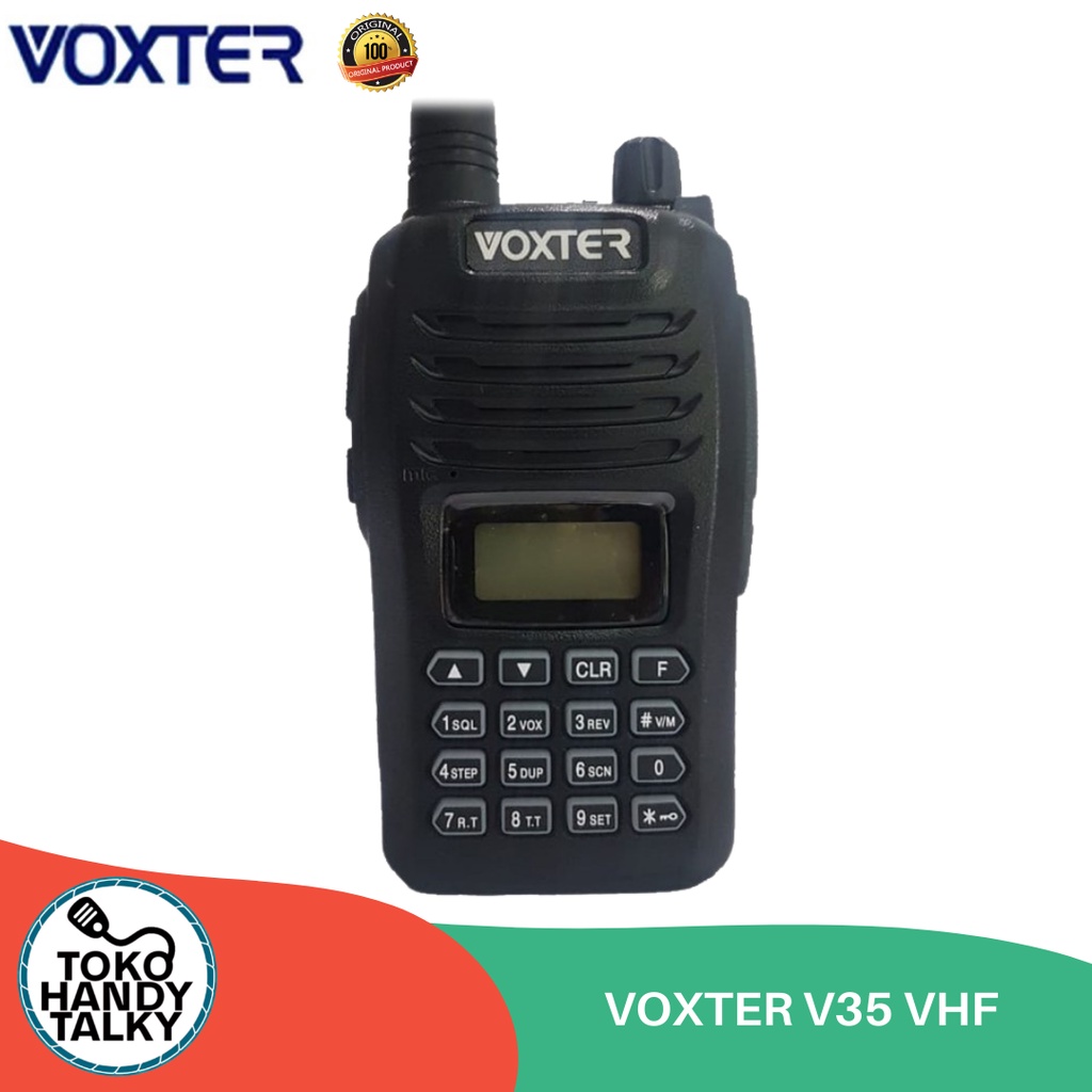 HANDY TALKY VOXTER V-35 V35 VHF NEW GARANSI RESMI POSTEL