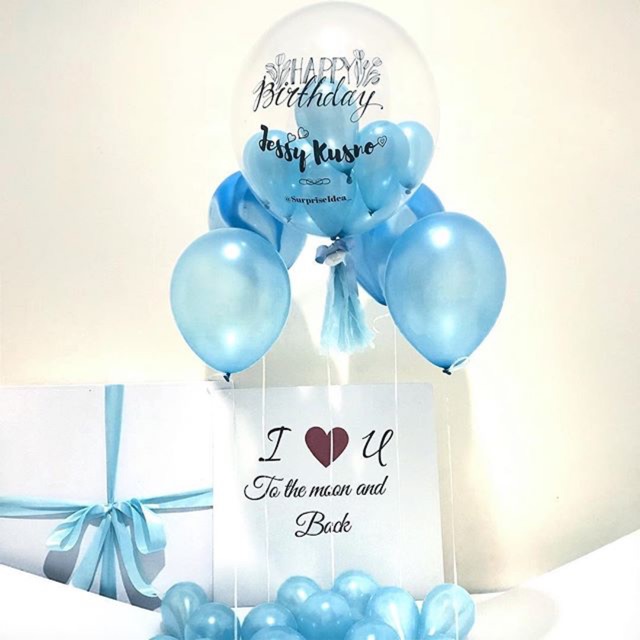 Super box / balon box/ box surprise / kotak balon