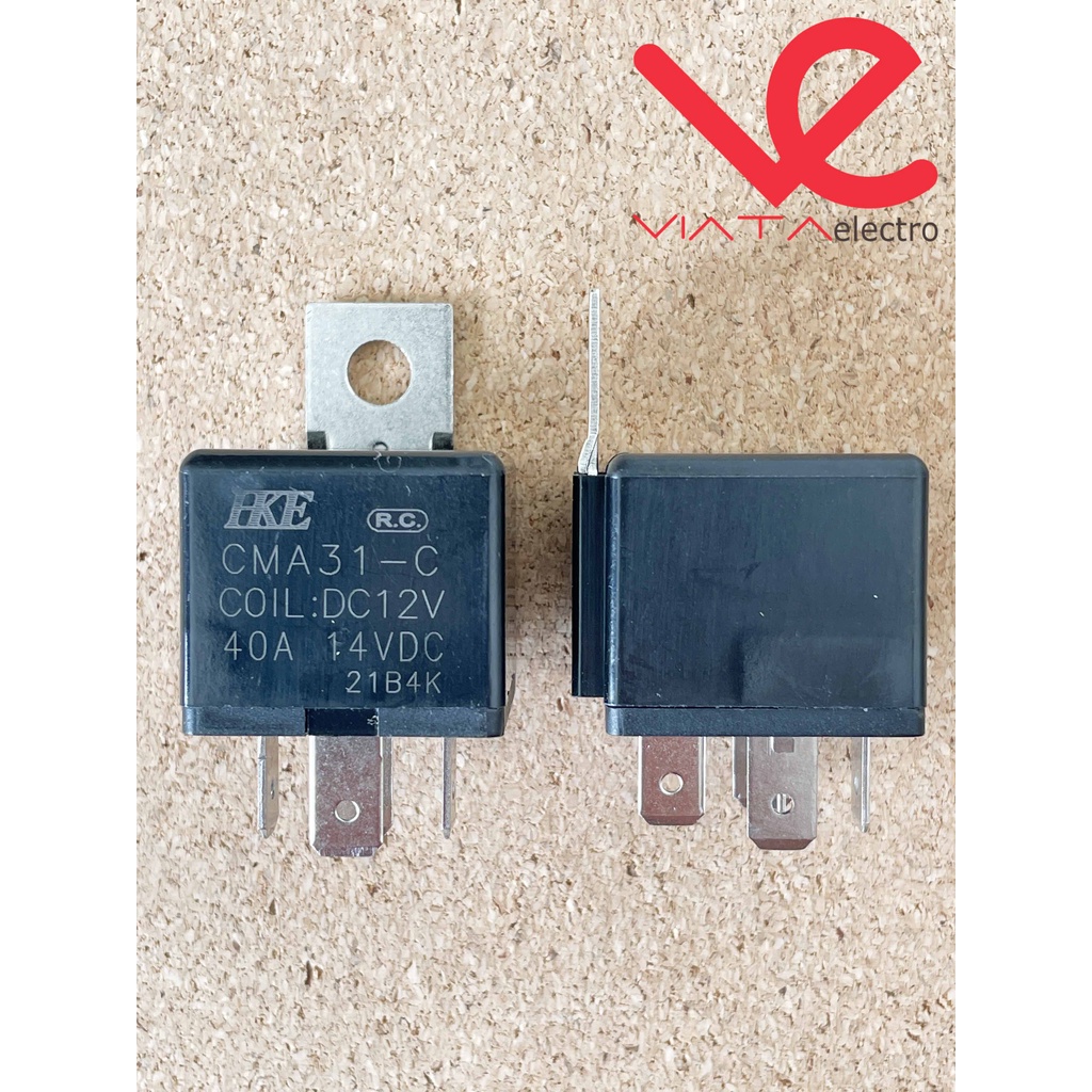 RELAY MOBIL 12V 5PIN (1BUAH) 40A RELAY MOBIL 12V 5 KAKI HKE ASLI CMA31-C RELAY TRUK RELAY AUDIO