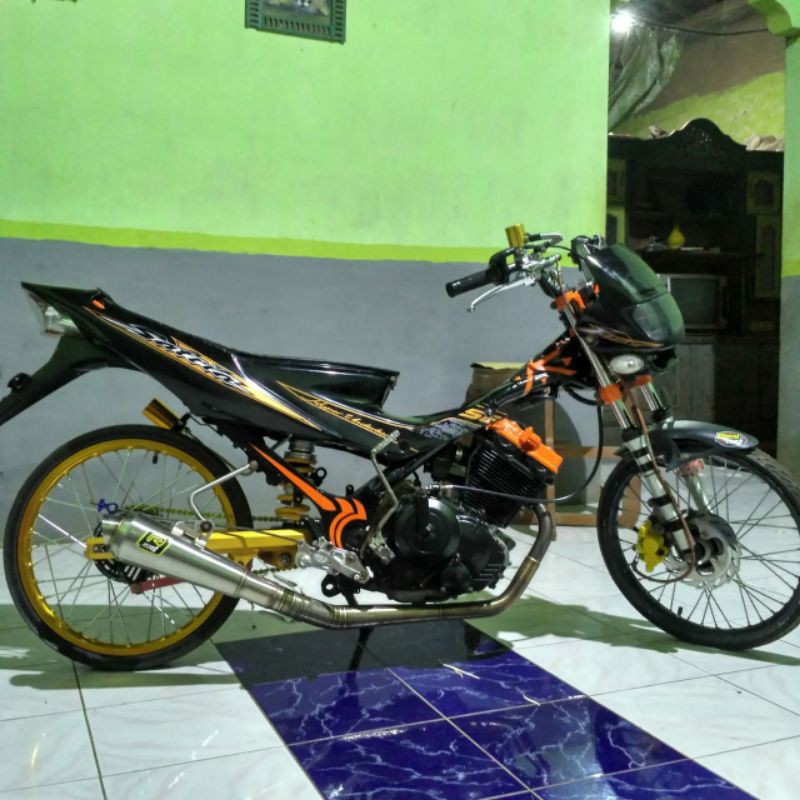 Kenalpot Racing Satria Fu Std Porting Rob1 Racing Shopee Indonesia