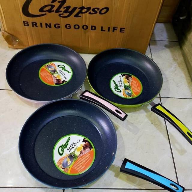 Teflon/wajan Calypso Penggorengan Anti Lengket Tanpa Minyak 24 CM