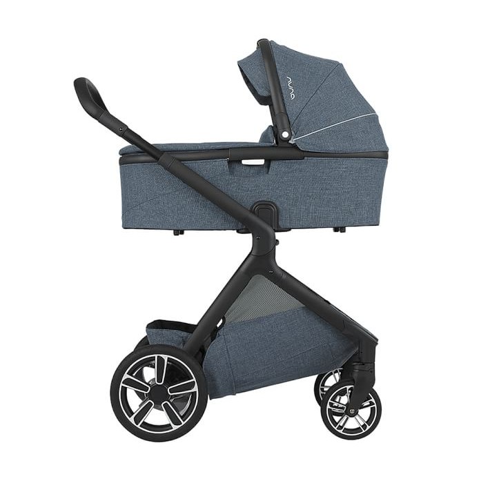 Bundle Stroller Nuna Demi Grow + Basinet (Aspen,Caviar,Frost)