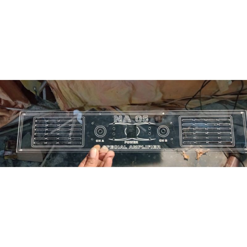 Akrilik~Panel akrilik special power amplifier na 05