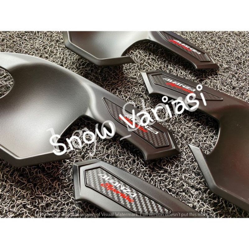 Avanza Veloz 2019 Paket Outer Handle Tank cover Hitam Smartkey keyless
