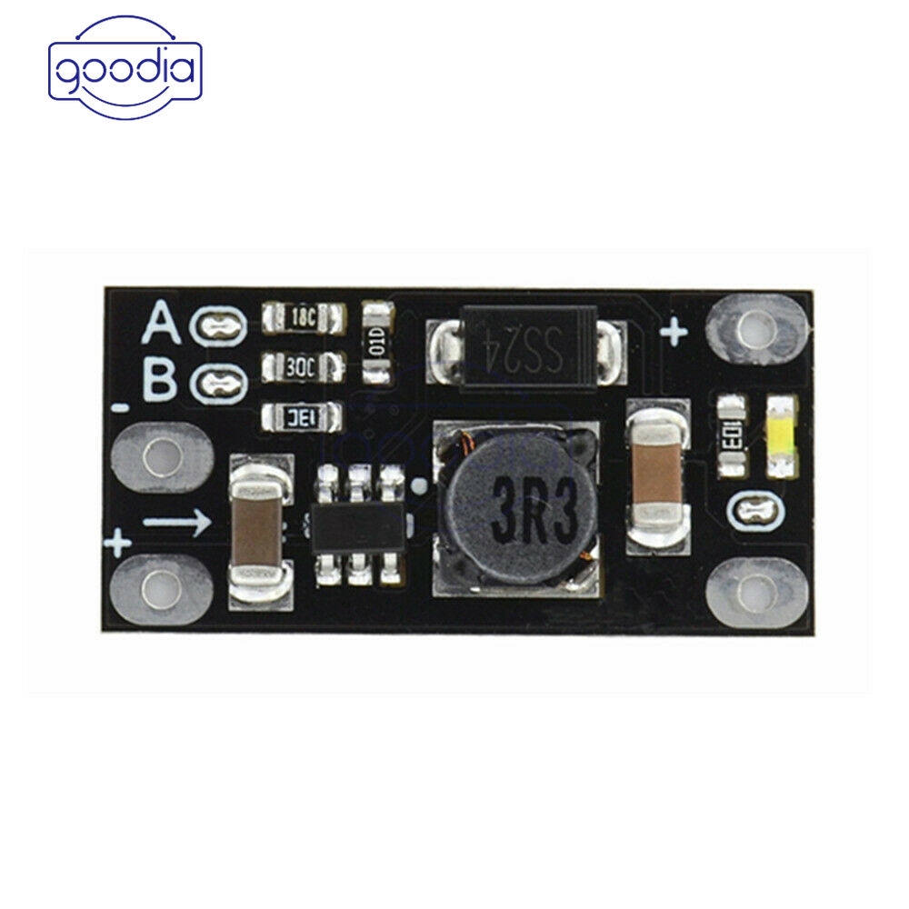 Modul Konverter Regulator Tegangan Step Up Mini Dc-Dc 3v 3.3v 3.7v 5v 9v Ke 12v