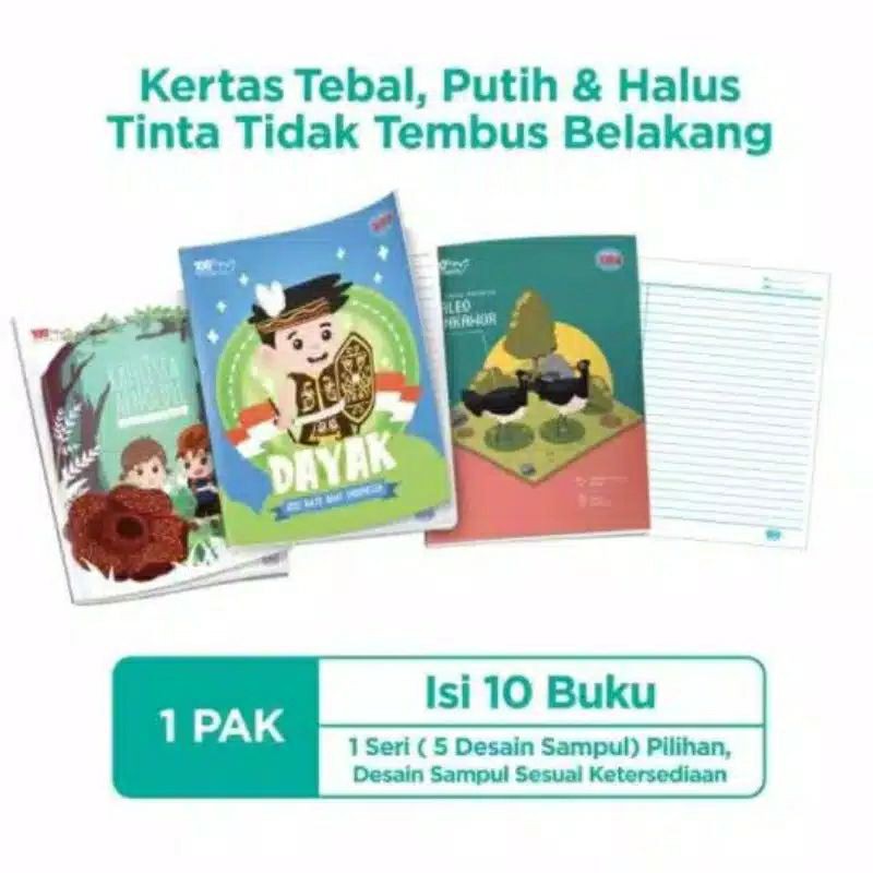 

(10pcs) Buku Tulis SINAR DUNIA / SIDU isi 38 lembar