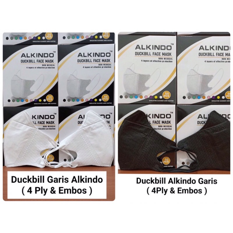 Masker Alkindo / Mouson Duckbill Garis