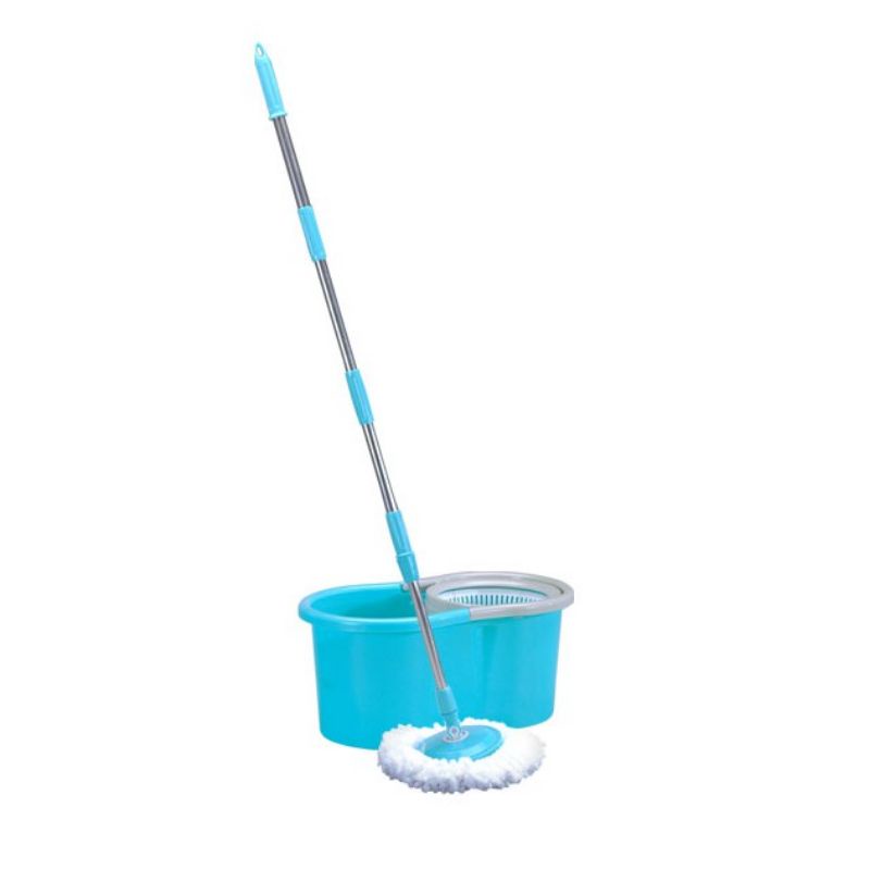 LION STAR Livina Spin Mop tongkat pel + bak ( Deluxe , standard , superior )