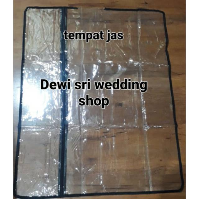 Tas jas transaparan/tempat jas/penyimpanan jas/wadah jas