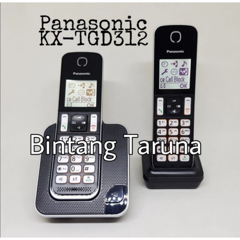 Telepon Wireless Panasonic KX-TGD312 Telpon wireless Panasonic TGD312