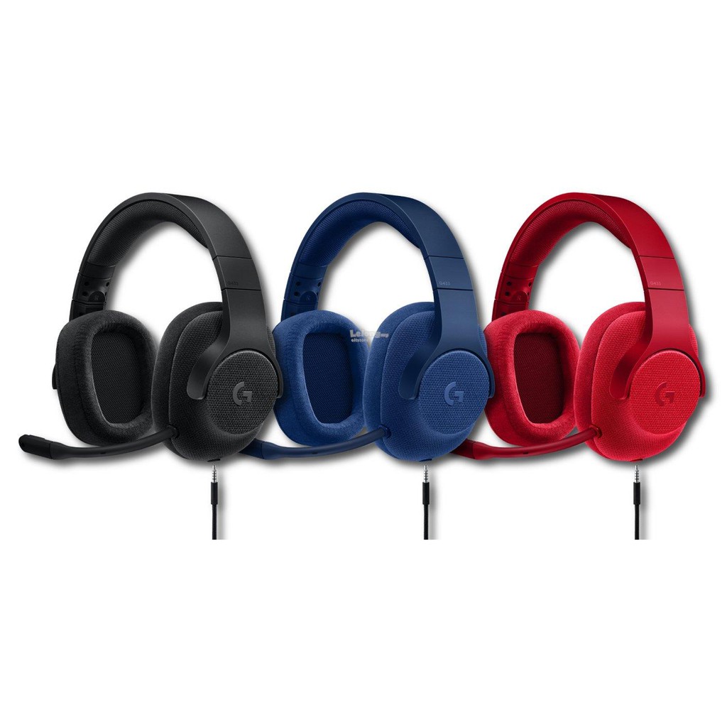 Headset Logitech Wired Sorround Gaming G433