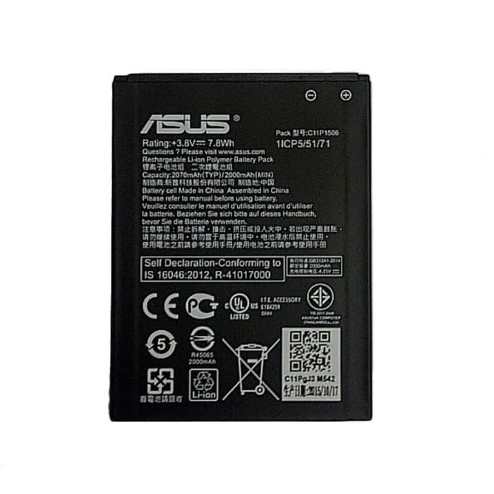 Baterai Asus Zenfone Go 5.5/ ZB551KL/ ZB 551KL/ B11P1510 Ori OEM Battery Batre handphone