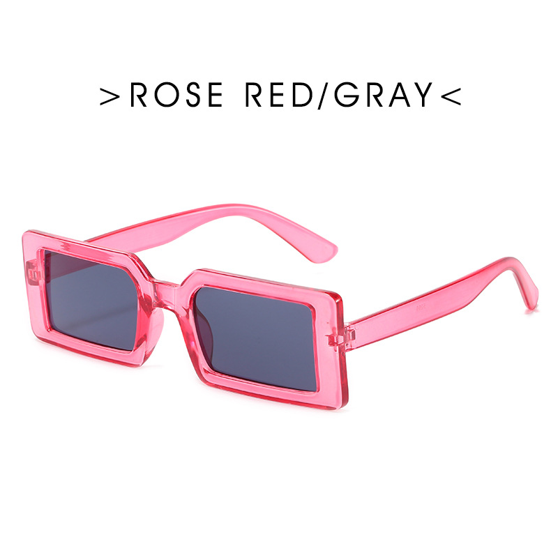 (YUZHU) COD Shades Sunglasses Fashion Aksesoris Unisex Square Sunnies Studios Aesthetic Shades Kacamata untuk Wanita Perlindungan UV400