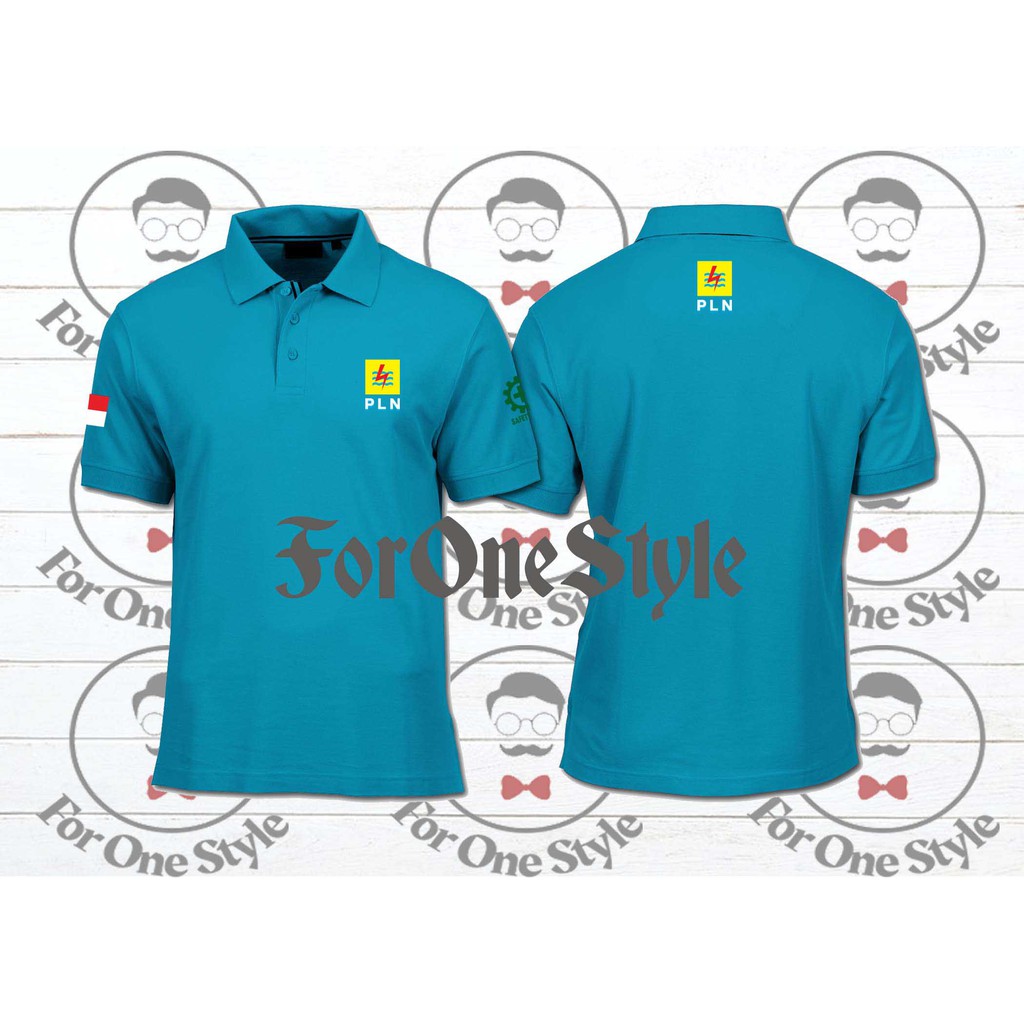 POLOSHIRT PLN SAFETY FIRST - Polo PLN BUMN - Kaos PLN listrik - Custom Polo - Polo Distro PLN BUMN -