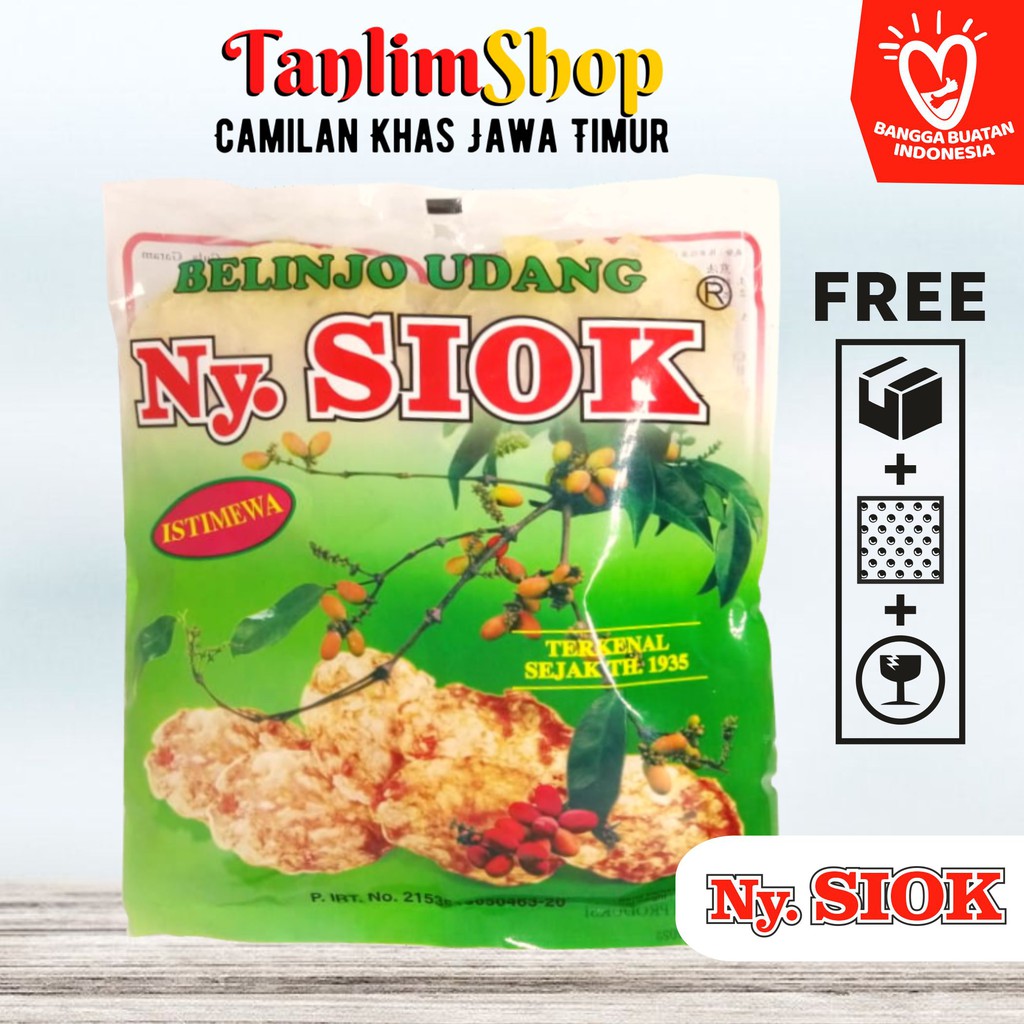 Kerupuk Blinjo Belinjo Udang Ny Siok - 200gr