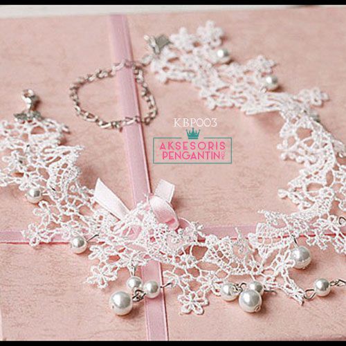 [READY STOCK] NECKLACE MUTIARA AKSESORIS PENGANTIN KALUNG PESTA KBP003