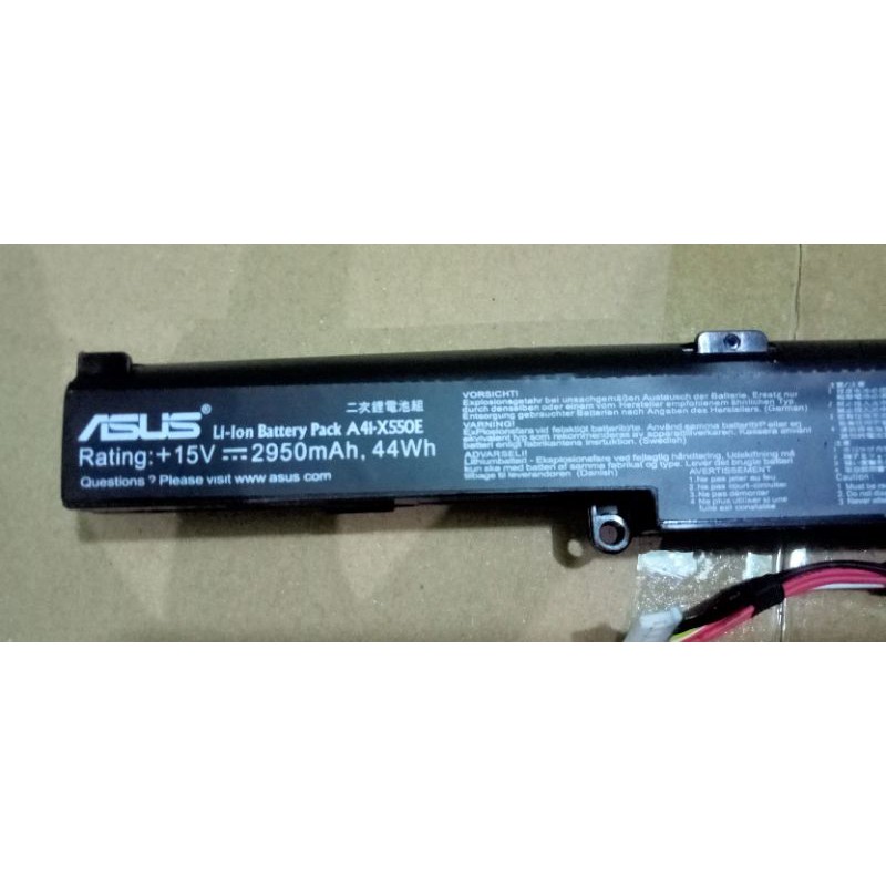 baterai Asus x550 x550e x550D x550DP X450J X450JF A450J X450J X450JF A450J X450J A41 -550E