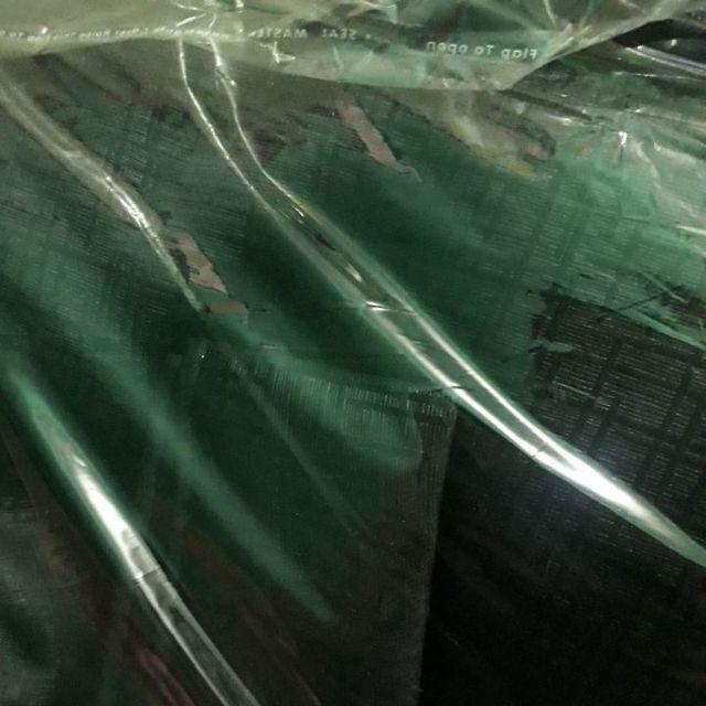 Gorden Jendela Pintu Blackout Import Hitam Serat Polos Model Smokring Ukuran L 100 Cm X T 200 Cm