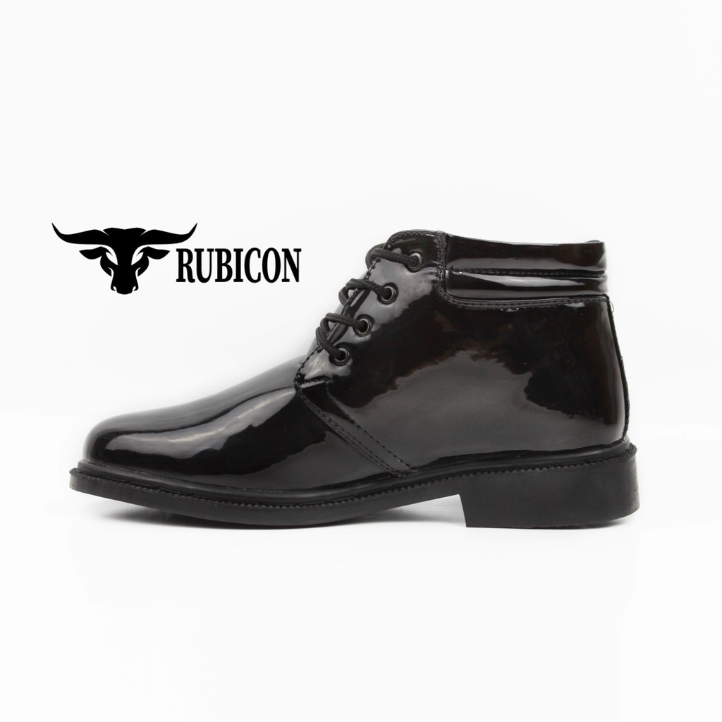 SEPATU RUBICON PDH PDL POLISI POLRI TNI SECURITY RESMI JATAH FORMAL BUKAN KULIT ASLI ORIGINAL