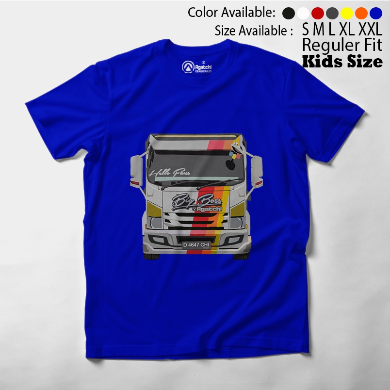 Baju Anak / Kaos Atasan Anak / Kids T Shirt Big Boss Truck Elite