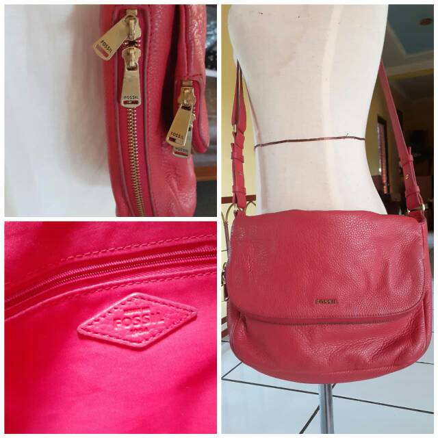 Preloved Fossil Sling Bag Authentic