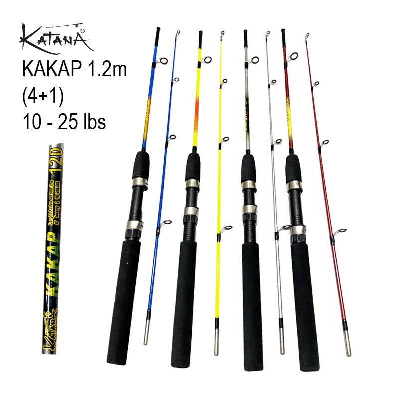 Joran  Katana KAKAP 1.2 - 1.5 M Bahan Fiber Solid